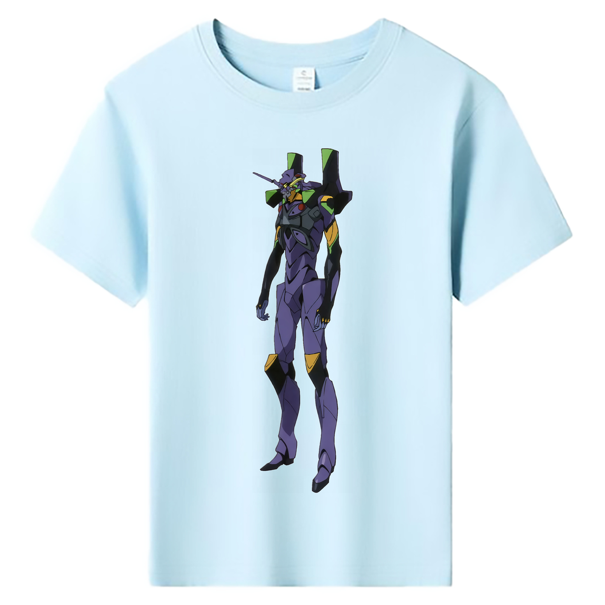 （画像用） EVA 新世紀エヴァンゲリオン 綿100％キッズTシャツ（フロントプリント）